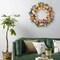28-Inch Spring Wreath for Front Door – Large Floral Wreath with Lavender, Daisy, and Eucalyptus, 6 Color Options for Indoor & Outdoor Holiday and Celebration Decor